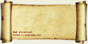 Vasilj Mandić vizit kartica